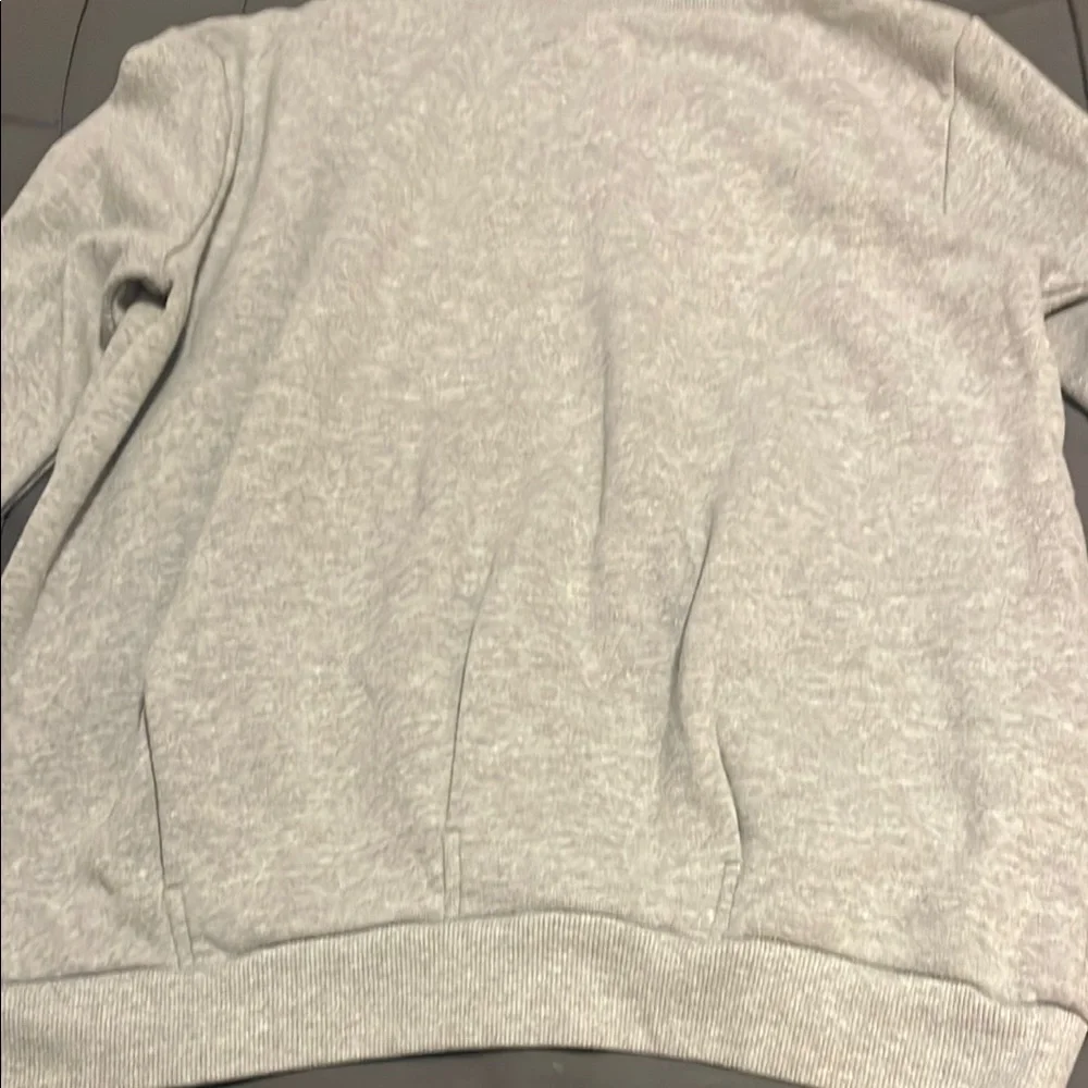 ALO Gray Mock Neck Sweater - Picture 3 of 7
